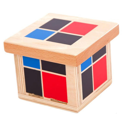 Montessori Math Toys Wooden Binomial Cube Montessori Math Materials Preschool Educational Learning Toys For Children MG1464H