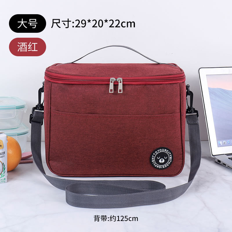 2022 Big Camping Thermal Cooler Bag WIth Shoulder Strap Waterproof Oxford Cloth Picnic Insulated Bag Sac Lunch Box Picnic Basket