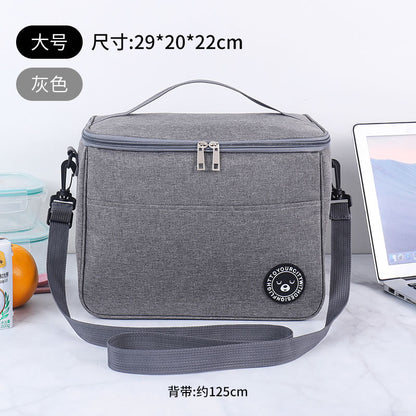 2022 Big Camping Thermal Cooler Bag WIth Shoulder Strap Waterproof Oxford Cloth Picnic Insulated Bag Sac Lunch Box Picnic Basket