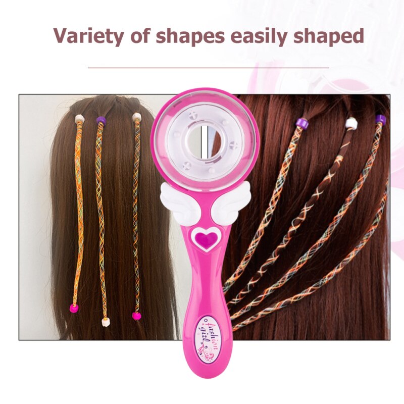 Electric Automatic Hair Braid DIY Stylish Braiding Hairstyle Tool Twist Braider Machine Weave Roller Pretend Kids Girls Toys