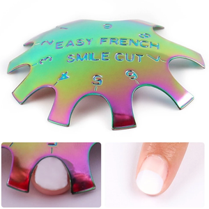 Rainbow French Smile Acrylic Cutter - 9 Sizes (1pc)