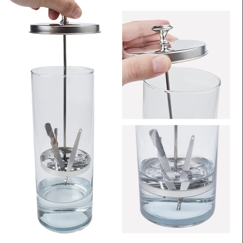 Glass Sterilizer Jar (1pc) #REGULAR 6"