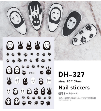 JNBS Nail Sticker Halloween Creepy