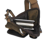 High Quality Men&#39;s Canvas Drop Leg Bag Military Motorcycle Multi-purpose Messenger Shoulder Bags Belt Hip Bum Waist Fanny Pack