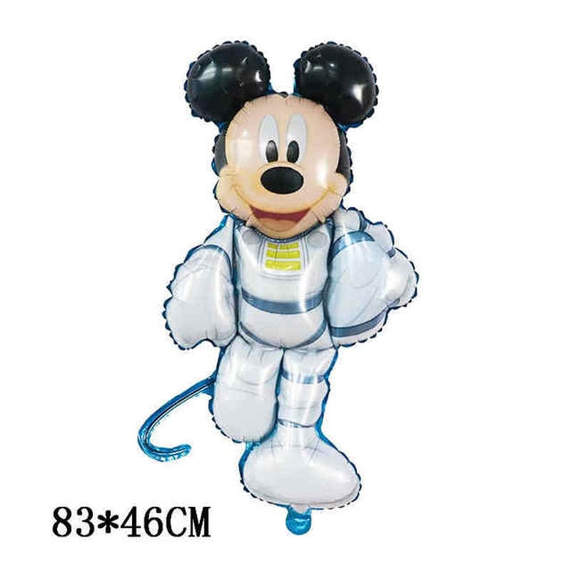 175cm 3D Giant Mickey Minnie Mouse Foil Balloon Pink Blue Black Bowknot Standing Kids toys Birthday Party baby shower Decoration