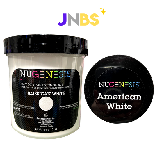 NUGENESIS - Nail Dipping Color Powder 454g American White (16oz)