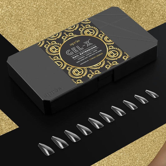 Chaun Legend x Apres Gel-X - Sculpted Tapered Coffin XL Tips (Box of 250pcs)