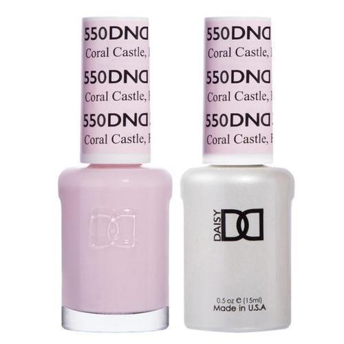 DND Duo Gel Matching Color - 550 Coral Castle FL