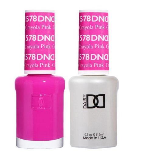 DND Duo Gel Matching Color - 578 Crayola Pink