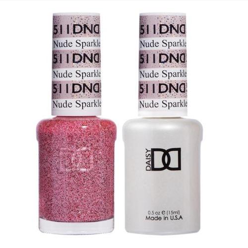 DND Duo Gel Matching Color - 511 Nude Sparkle