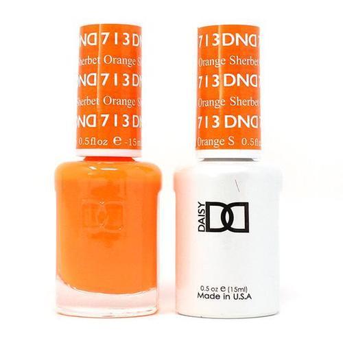 DND Duo Gel Matching Color - 713 Orange Sherbet