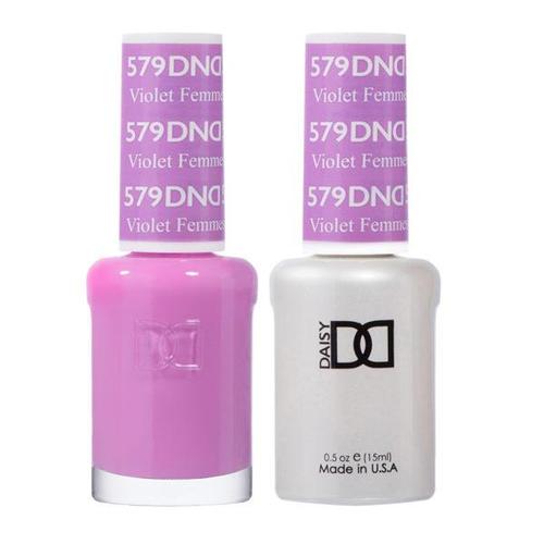 DND Duo Gel Matching Color - 579 Violet Femmes