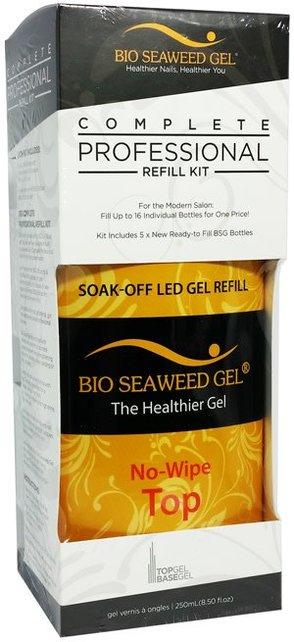 Bio Seaweed No-wipe Top Coat Gel Refill (250 mL/8.5 oz)