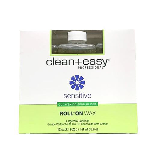 Clean+Easy - Sensitive Roll On Wax - Large (12pcs)