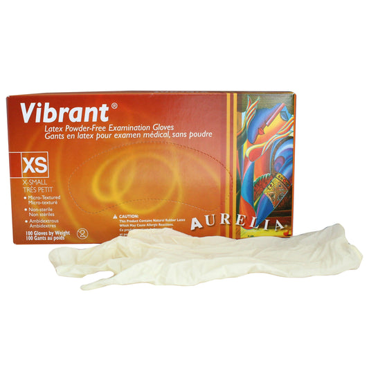 Vibrant - Latex Gloves - XSmall