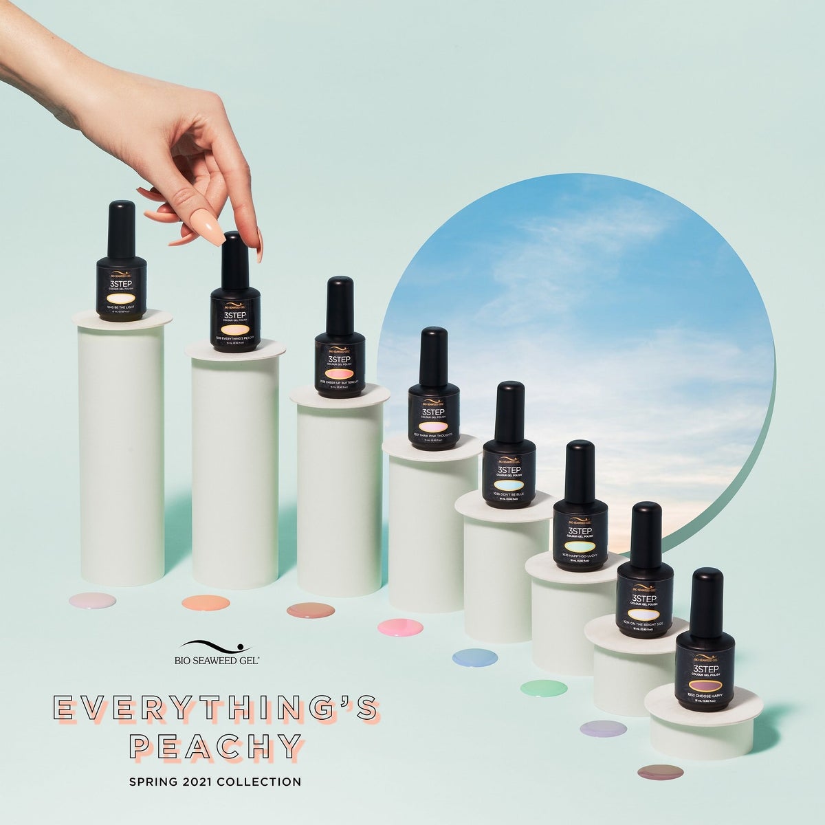 Bio Seaweed Gel Color - EVERYTHING'S PEACHY Collection (1033-1040)