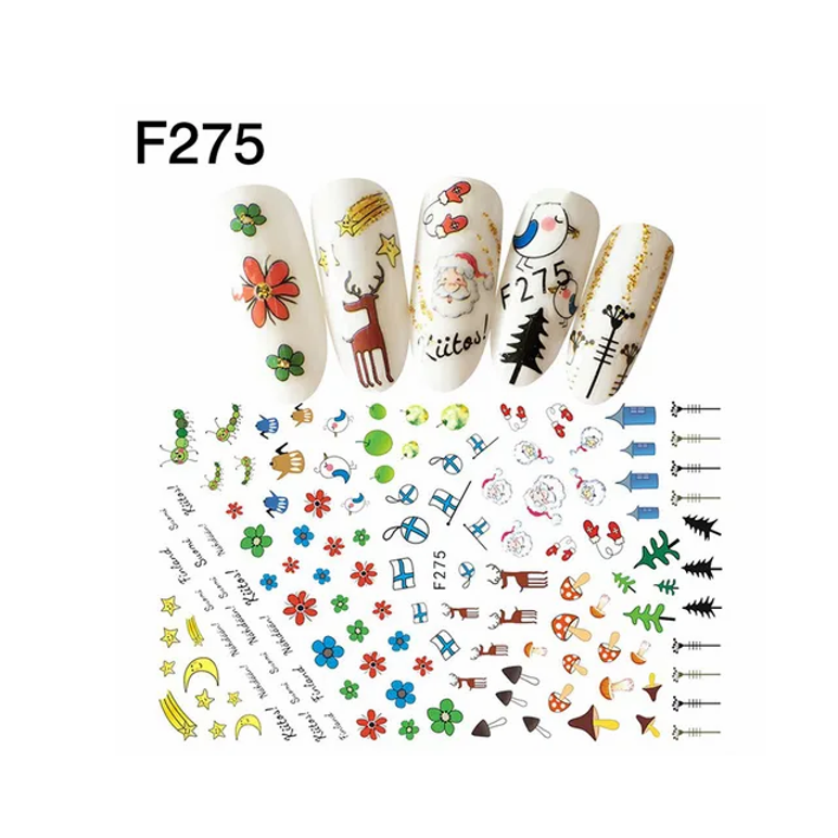 Nail Sticker - Christmas - F275