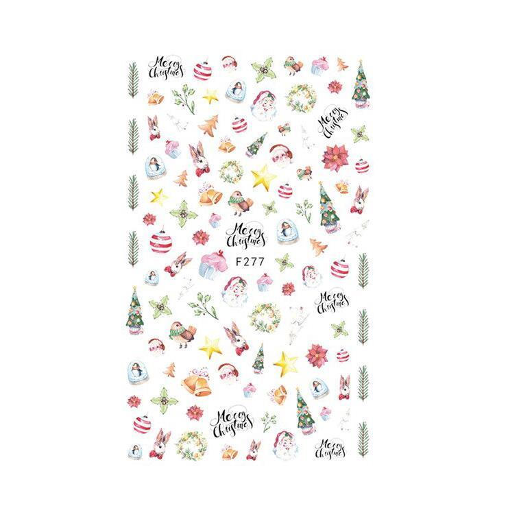 Nail Sticker - Christmas - F277