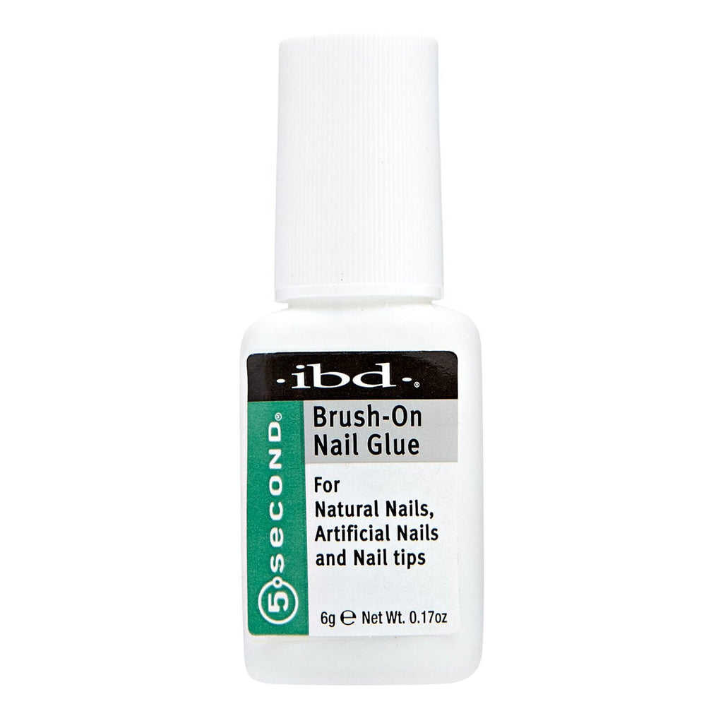 Nail Adhesive - IBD 5 Second Brush-on Nail Glue 6g / 0.2 oz