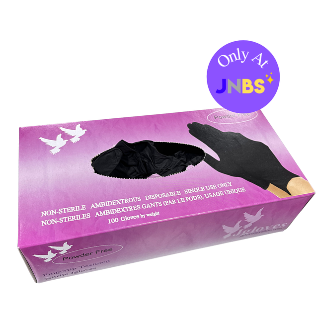 JGloves - Black Nitrile Gloves - Medium