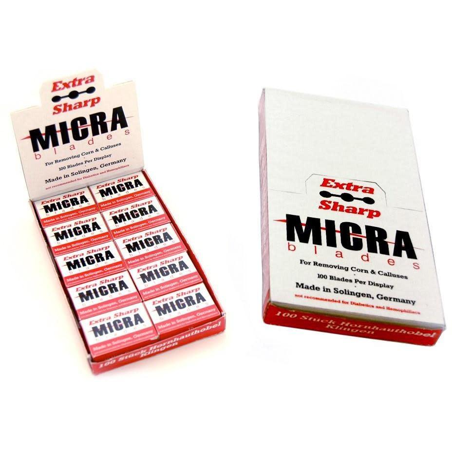 Micra Pedicure Blade - Removing Callus (Pack of 10 boxes)