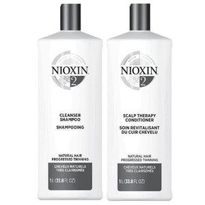 NIOXIN#2 Natural Hair -  Natural Hair Progressed Thinning (Set of 2 Steps)