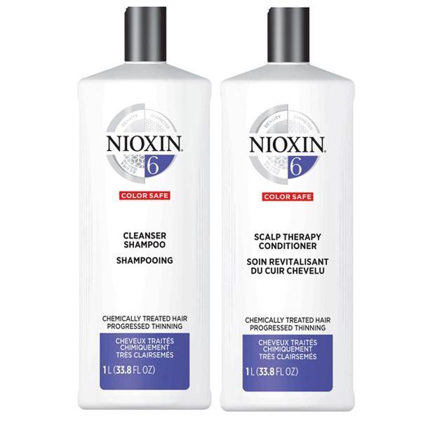 NIOXIN #6 Color Safe - Chemically Treated Hair Progressed Thinning (Set of 2 Steps)