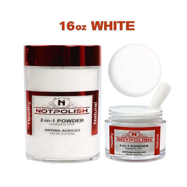 Notpolish 2-in1 Powder - 02 White (16 oz)