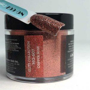 NUGENESIS - Nail Dipping Color Powder 43g NG 607 - Copper Rose