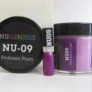 NUGENESIS - Nail Dipping Color Powder 43g NU 09 Professor Plum