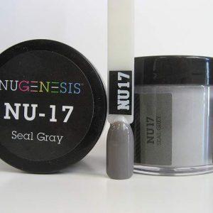 NUGENESIS - Nail Dipping Color Powder 43g NU 17 Seal Gray