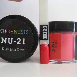NUGENESIS - Nail Dipping Color Powder 43g NU 21 Kiss Me Red