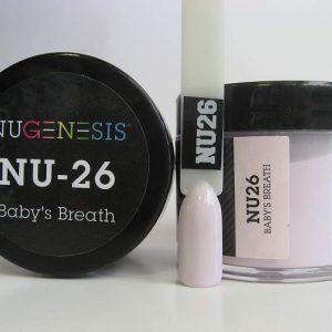 NUGENESIS - Nail Dipping Color Powder 43g NU 26 Baby's Breath