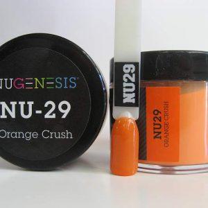 NUGENESIS - Nail Dipping Color Powder 43g NU 29 Orange Crush