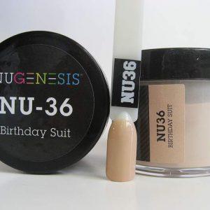 NUGENESIS - Nail Dipping Color Powder 43g NU 36 Birthday Suit