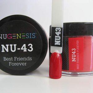 NUGENESIS - Nail Dipping Color Powder 43g NU 43 Best Friends Forever