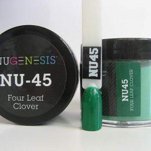 NUGENESIS - Nail Dipping Color Powder 43g NU 45 Four Leaf Clover