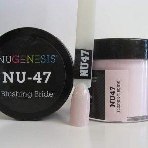 NUGENESIS - Nail Dipping Color Powder 43g NU 47 Blushing Bride