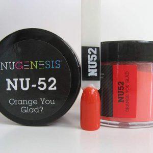 NUGENESIS - Nail Dipping Color Powder 43g NU 52 Orange You Glad