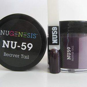 NUGENESIS - Nail Dipping Color Powder 43g NU 59 Beaver Tail