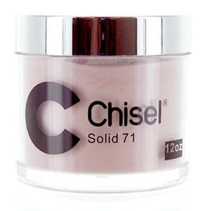 Chisel Nail Art - Dipping Powder Pink & White 12 oz - Solid 71