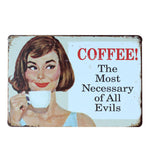 8"x12" "COME IN WE'RE OPEN " And " SORRY WE'RE CLOSED " Vintage Metal Sign Tin Poster Pub Bar Cafe Shop Retro Plaque A409