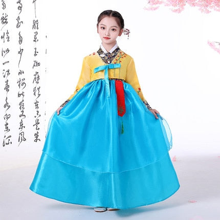 Korean Hanbok Traditional Performance Costumes for Women Elegant Hanbok Palace Korea Wedding Oriantal Dance Costume