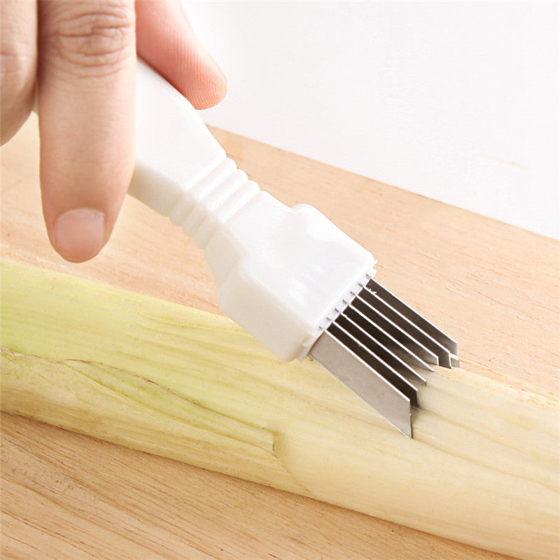 Practical Shallot Knife Onion Garlic Vegetable Cutter Cut Onions Garlic Tomato Device Shredders Slicers Convenient Kitchen Tools