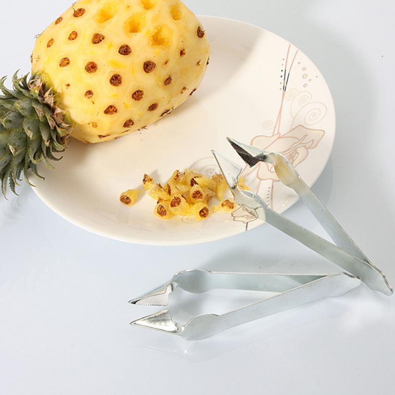 Practical Easy Fruit and Vegetable Peeler Pineapple Slicer Cutter Stainless Steel Kitchen Knife Gadgets Pineapple Slicer Clips