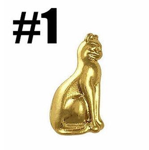 20pcs Gold Metal Egyptian pharaoh Cleopatra design alloy charms for nail art Decoration Accessories Supplies Tools  2018 new