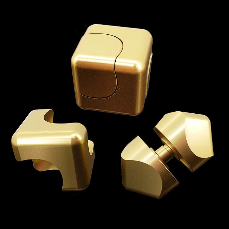 Spinner Cube EDC Anti Stress Cuber Mini Square Finger Spinner Toys For Autism&ADHD Puzzle Gift For Adult TH0074