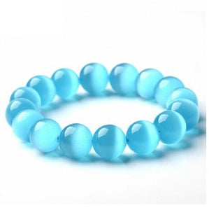 New Design Blue Opal Beads Bracelet & Bangle for Women and Girl, Natural Stone Bead Jewelery,Christmas Gifts