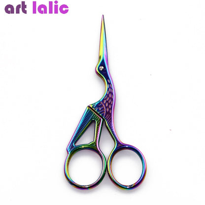 1PC Classic Chameleon Crane Bird Scissors Durable Stainless Steel Manicure Cutter Remover Scissor Nail Cuticle Styling Tool