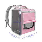 Pet Cat Carrier Backpack Breathable Cat Travel Outdoor Shoulder Bag For Small Dogs Cats Portable Packaging Carrying Pet Supplies